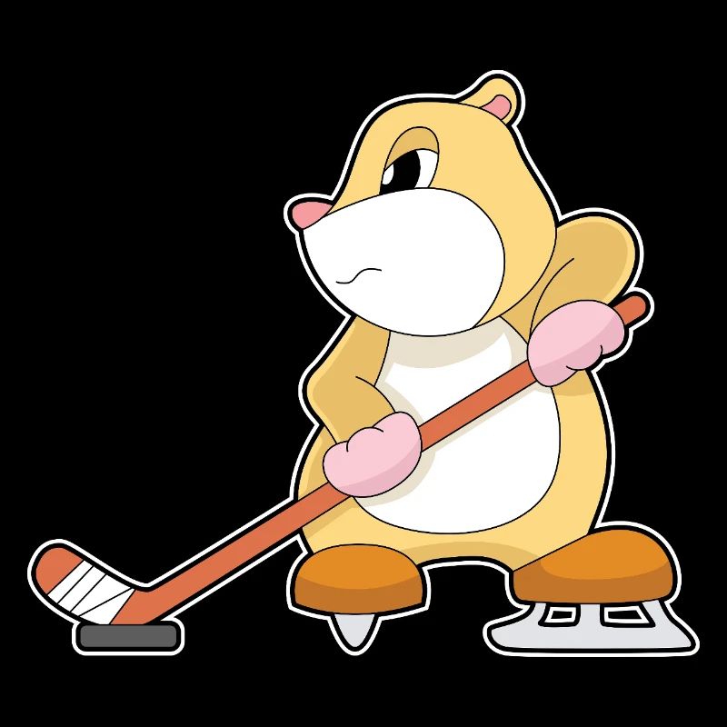 Hamster Eishockey Eishockeyschläger