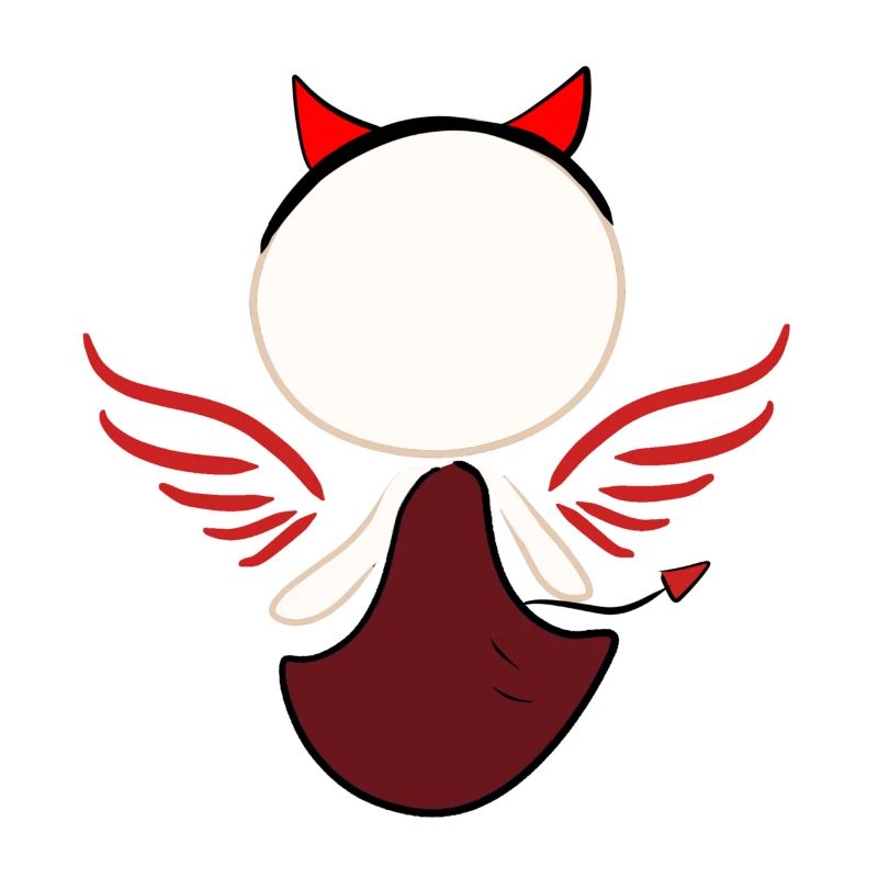 red devil symbol man