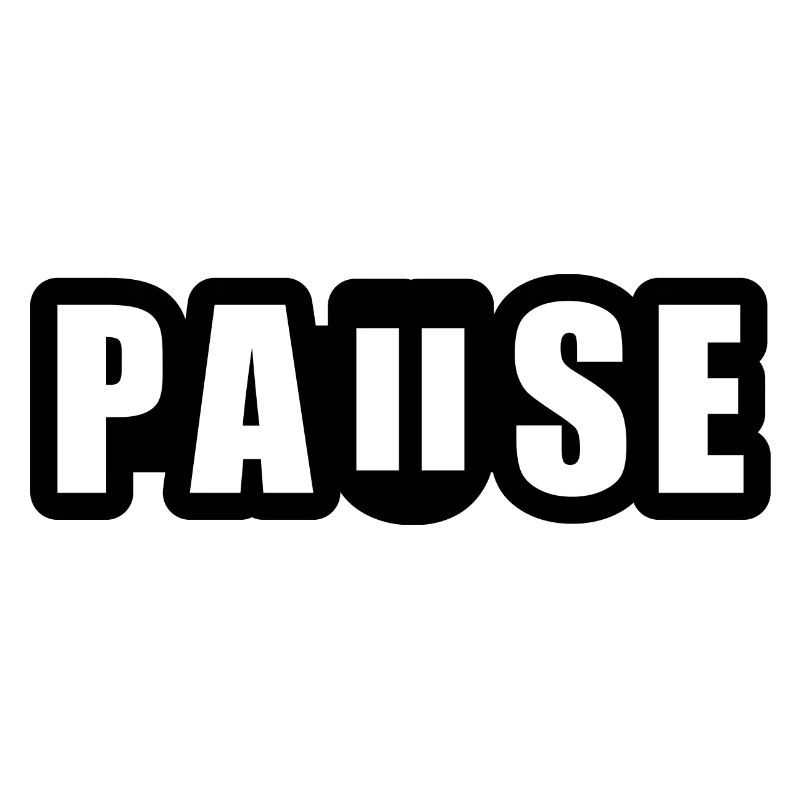 Bouton pause-pause-pause