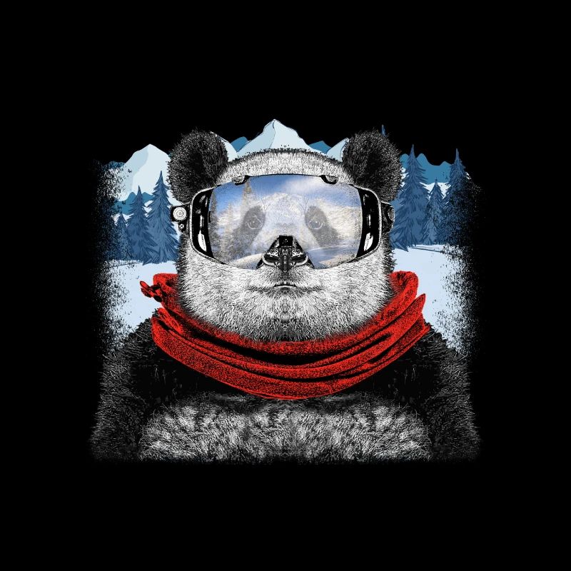 panda de ski