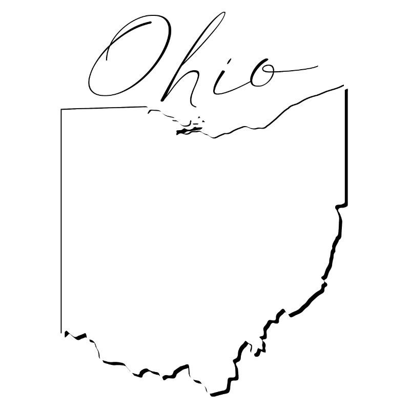 Ohio (United States) | Map | Shadow Script