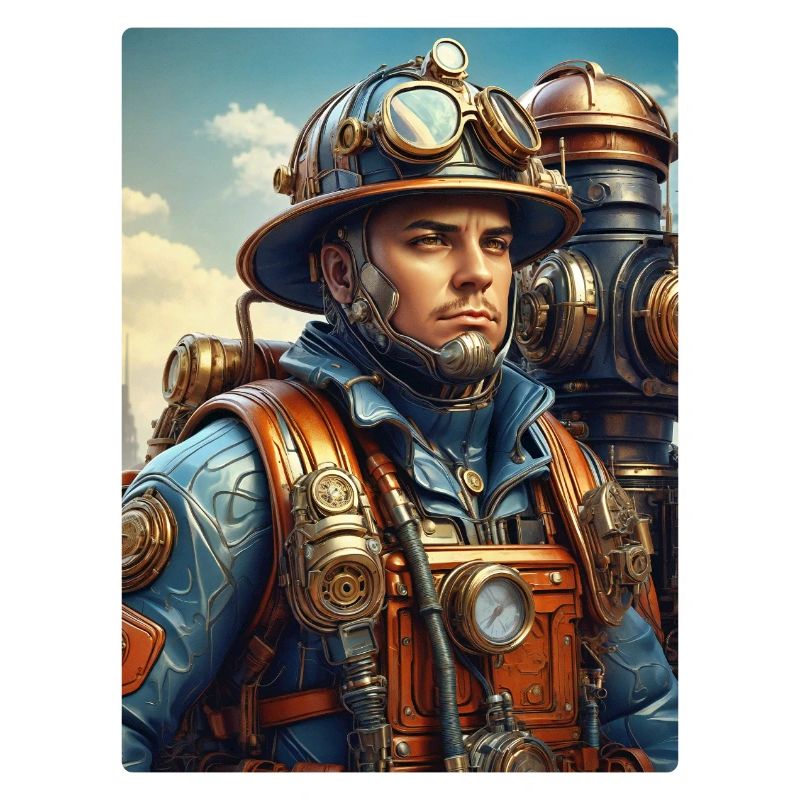Steampunk Firefighter Man 1.35