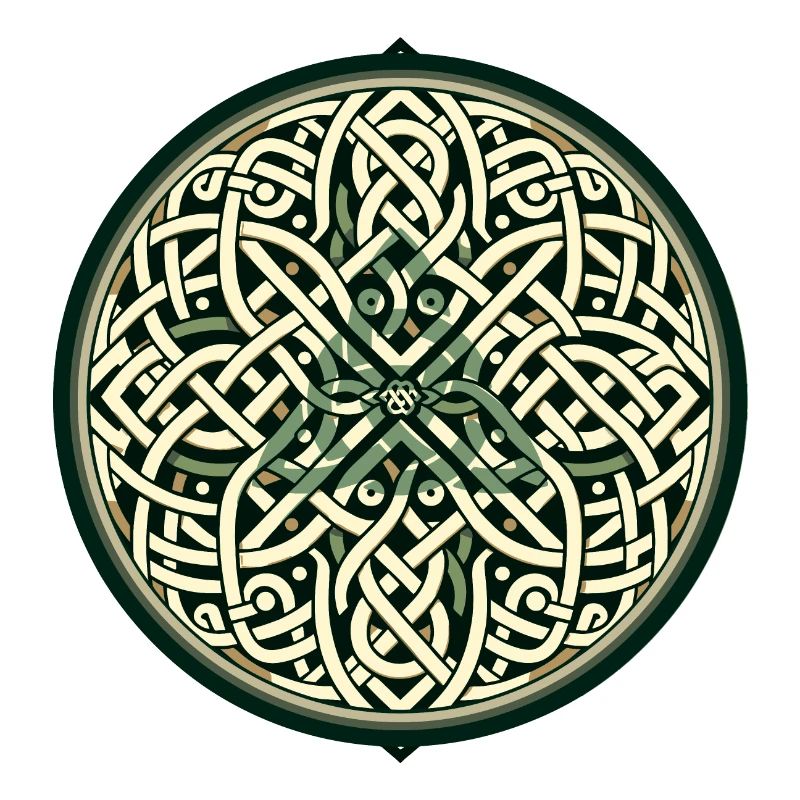 Entrelacs celtiques éternels Mandala Art 3