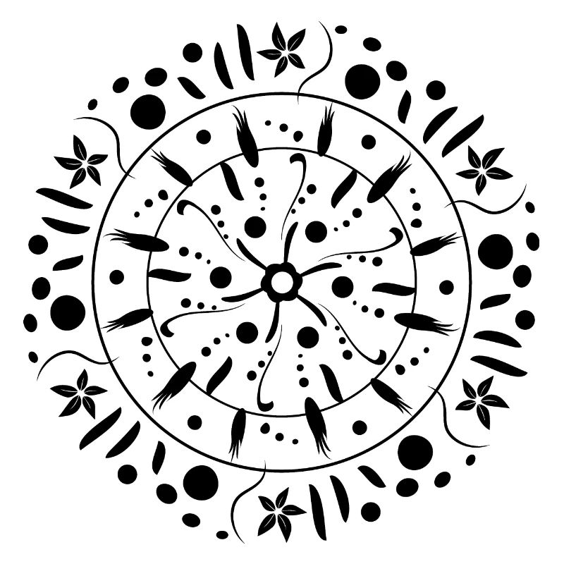 Grain Circle Pattern Gift Idea