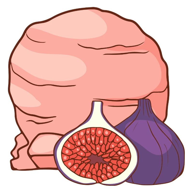 Feigenfrucht Eis Speiseeis Eiskrem Eiscreme