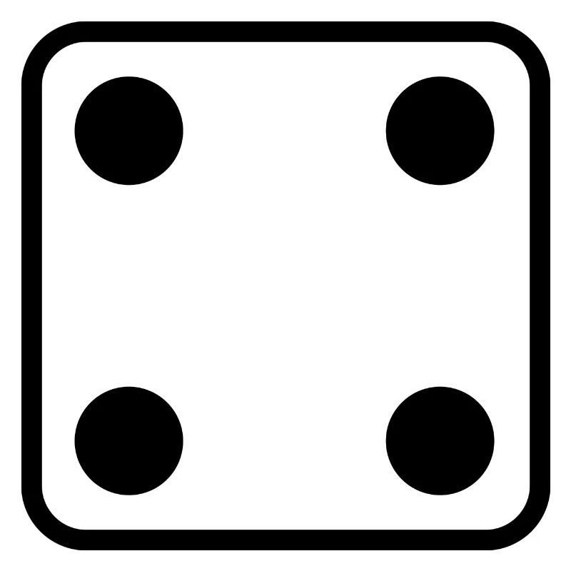 Dice number 4 dice game gift idea