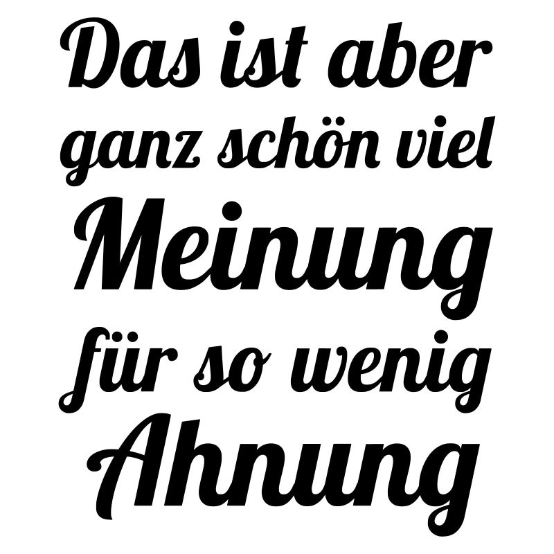 Beaucoup d’avis - Peu de intuition