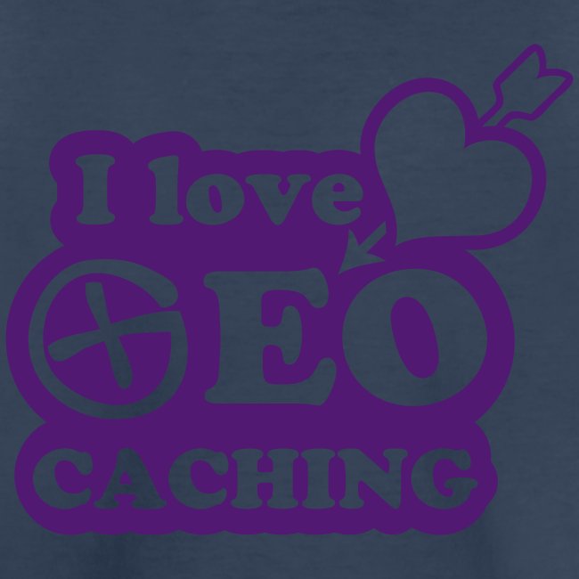 I love Geocaching - 1color - 2011