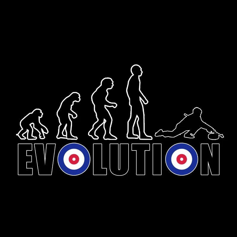 EVOLUTION CURLING Eisstockschießen Geschenk Winter