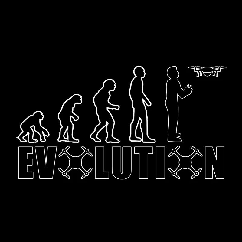 EVOLUTION DROHNE Geschenk Bodenpilot Fliegen