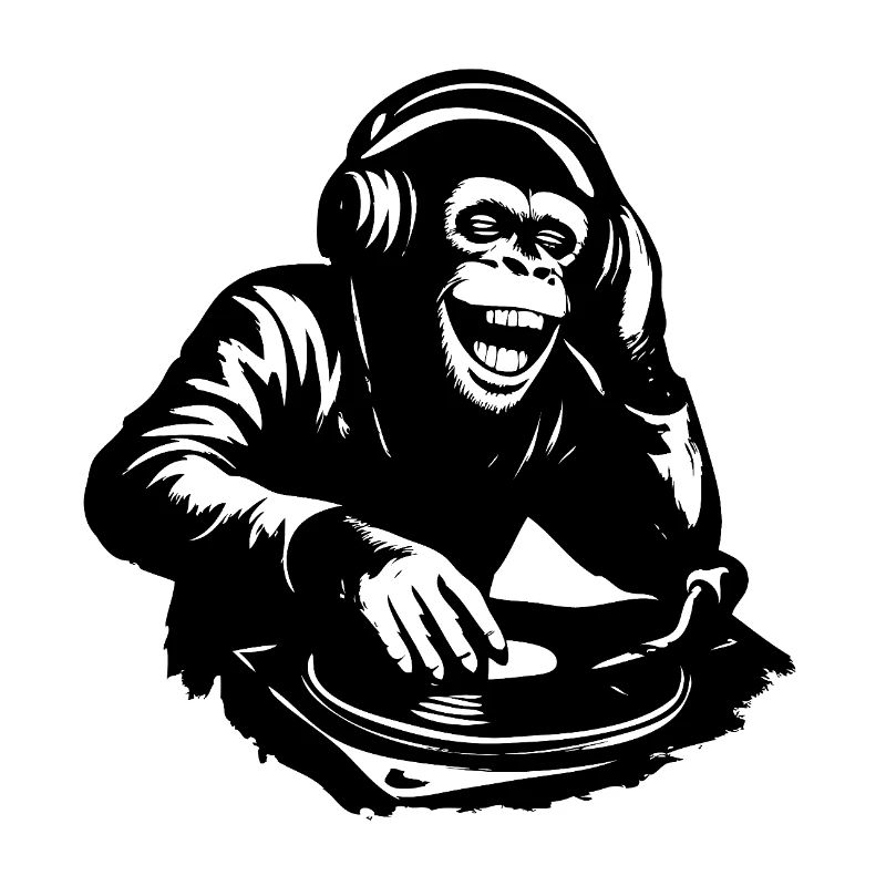 DJ The Monkey Dance Banksy Style