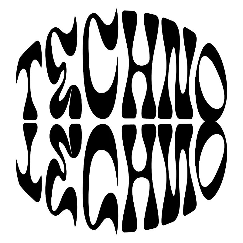 Conception de logo Techno liquid