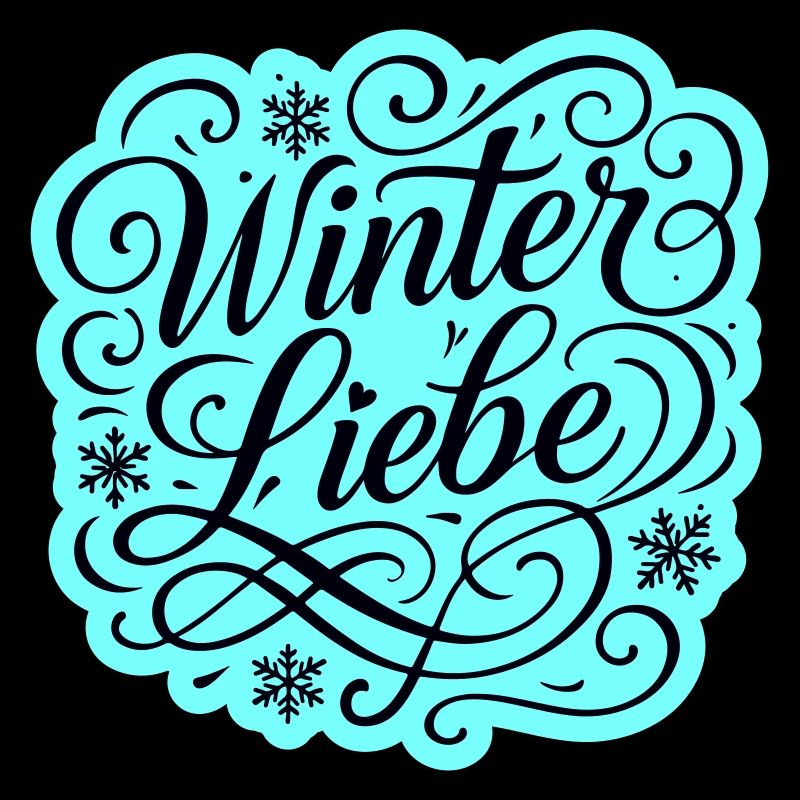 Winter Liebe Herz Winterlich