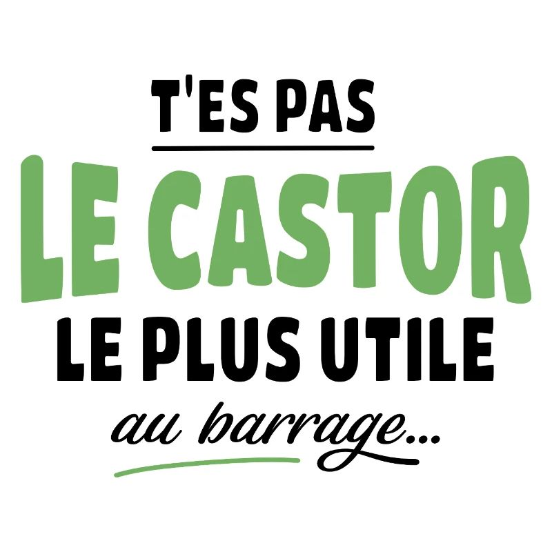 Le Castor Vert Typographie