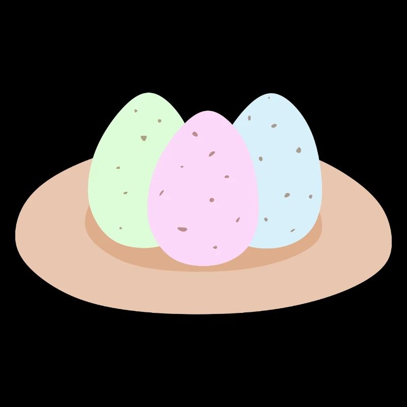 Pastel Easter Egg Nest