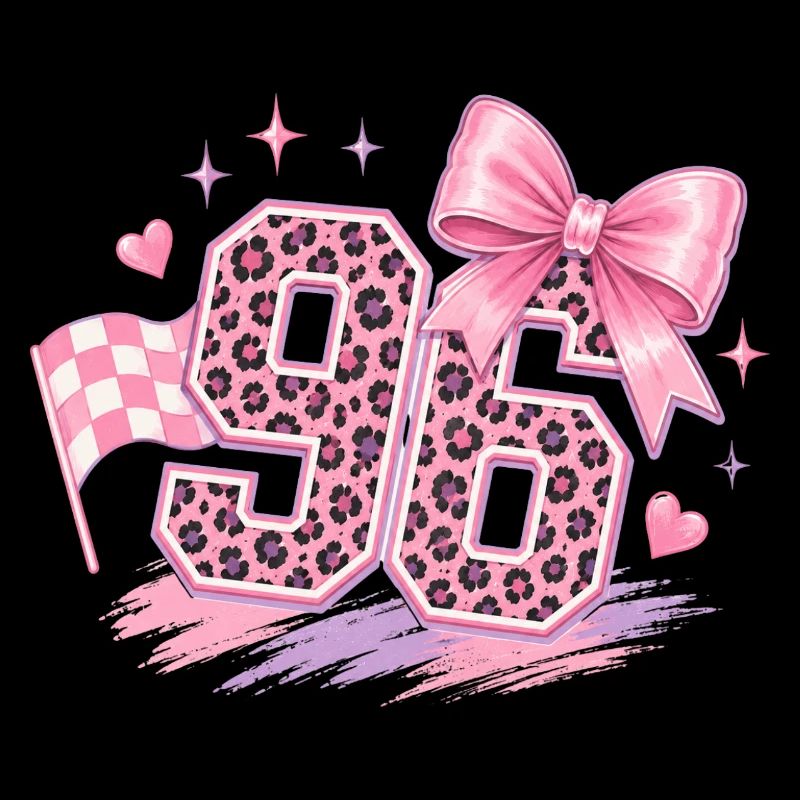 Leopard Pink 96 Glitzer