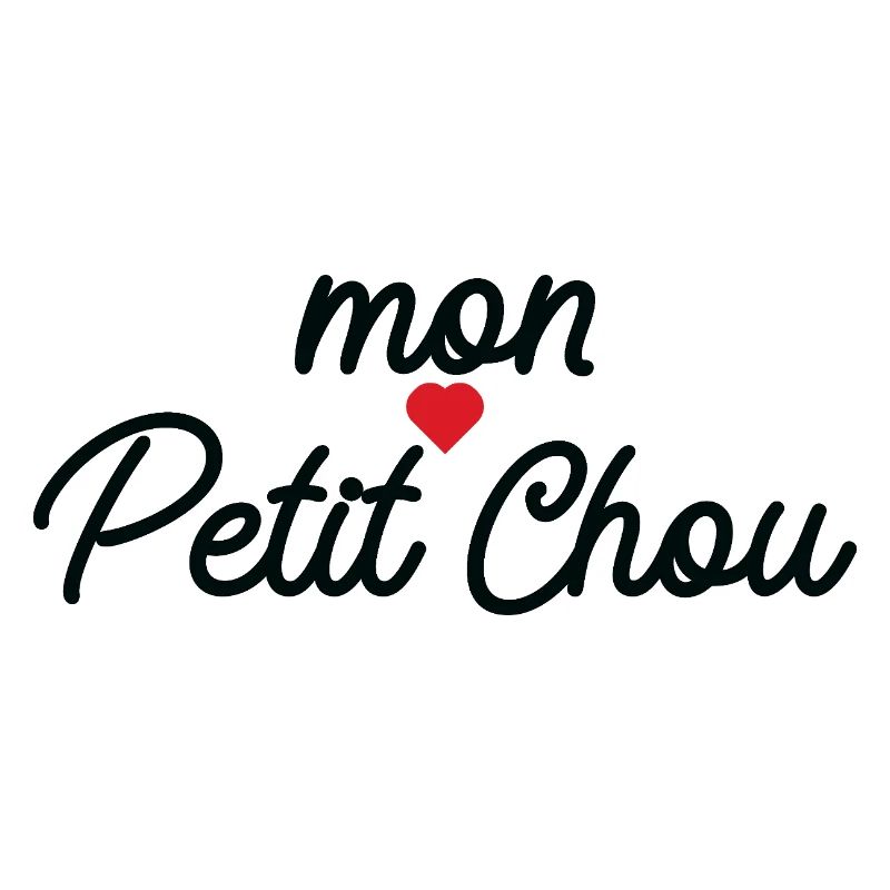 Mon Petit Chou Script Coeur