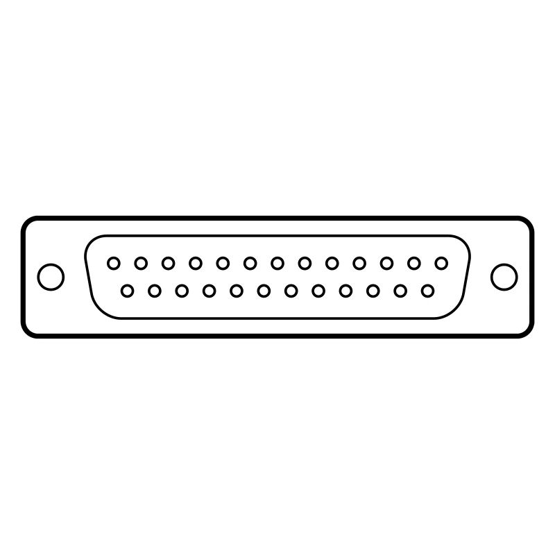 DB 25 Connector Parallel, Drucker