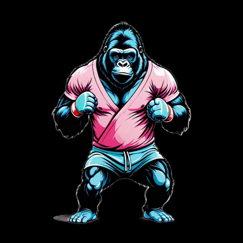 Boxe Boxeur Gorille