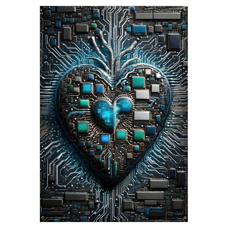 Das Herzstück der Valentinstags-CPU eines Computermanns