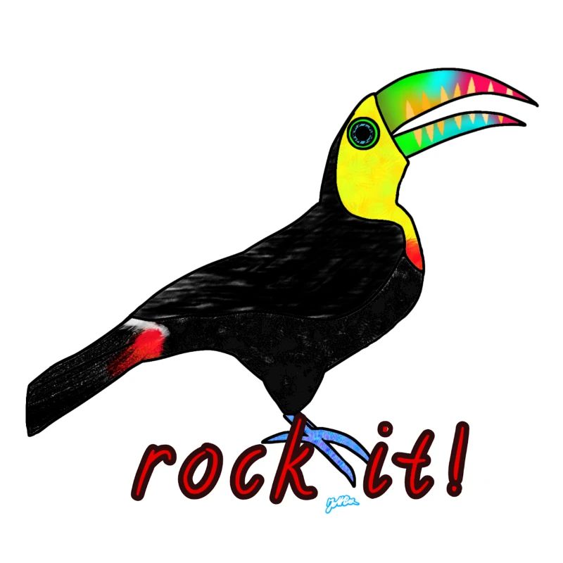 Tucan rock it! Two can rock it! Creating together