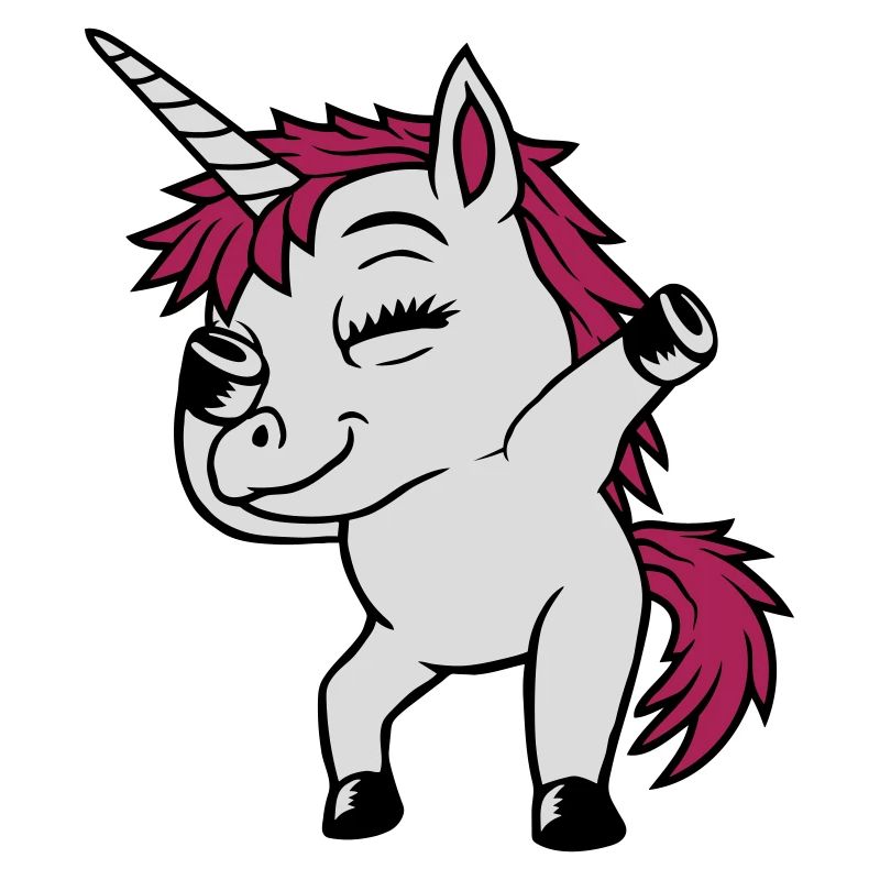 Party Einhorn Dabbing tanzen