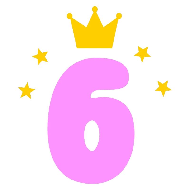 Mädchen 6. Geburtstag