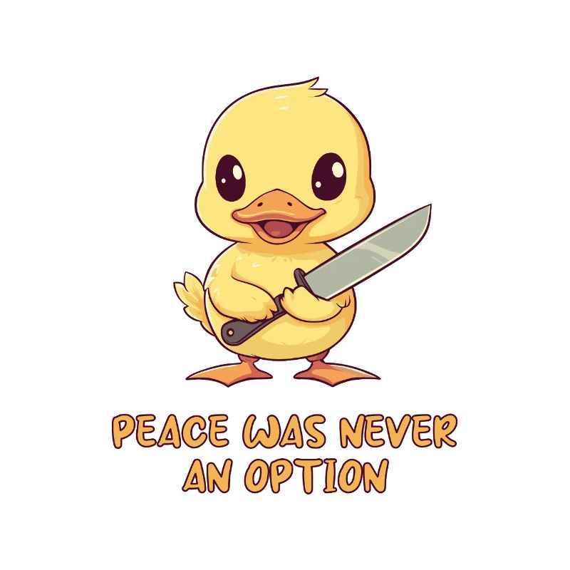 Frieden war nie eine Option Duck Meme