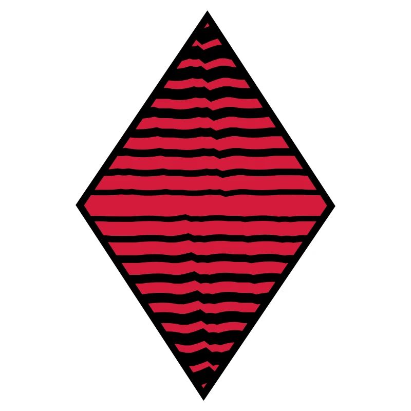 Rhombus form strokes pattern many lines