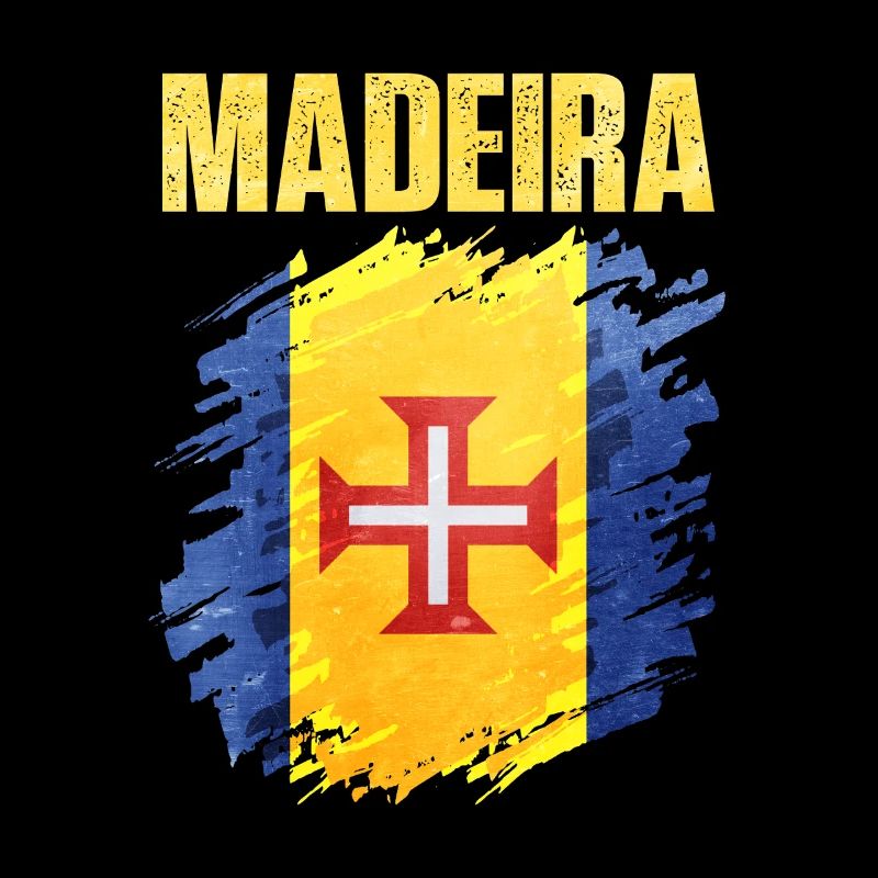 Conception artistique inspirée du drapeau de Madère