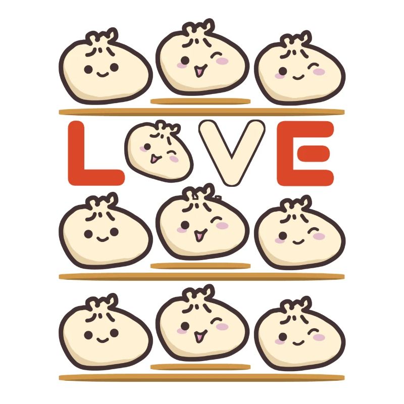 Dumpling Love Pattern