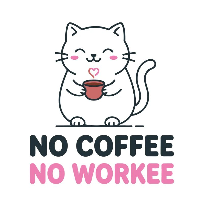 Pas de café, pas de travail.