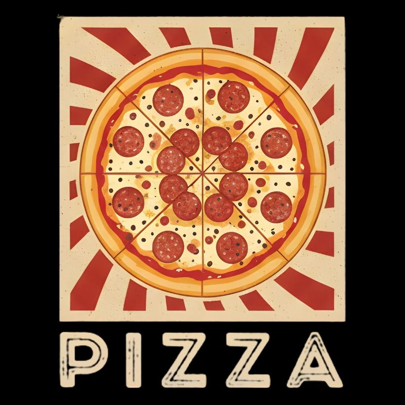 Pizza Pop Art Retro Slice