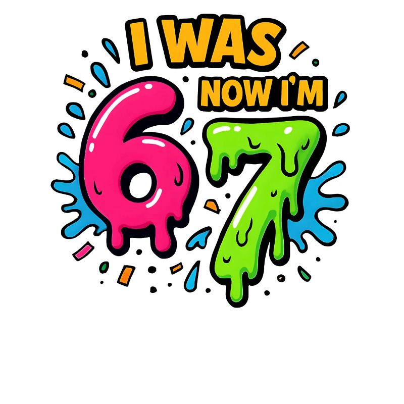 7. Geburtstag Kinder 67 Meme Humor Geschenkidee