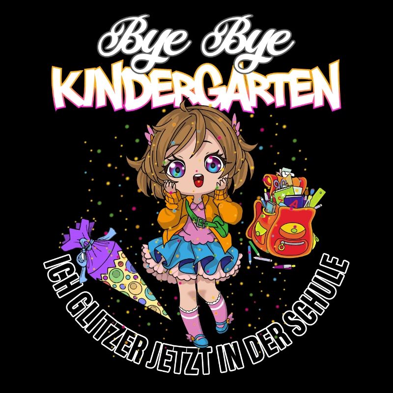 Bye bye Kindergarten ich glitzer in der Schule