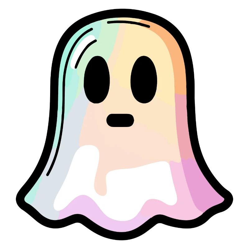Ghost Halloween Comic Cute