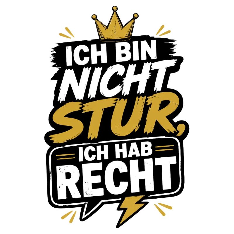 Ich bin nicht stur