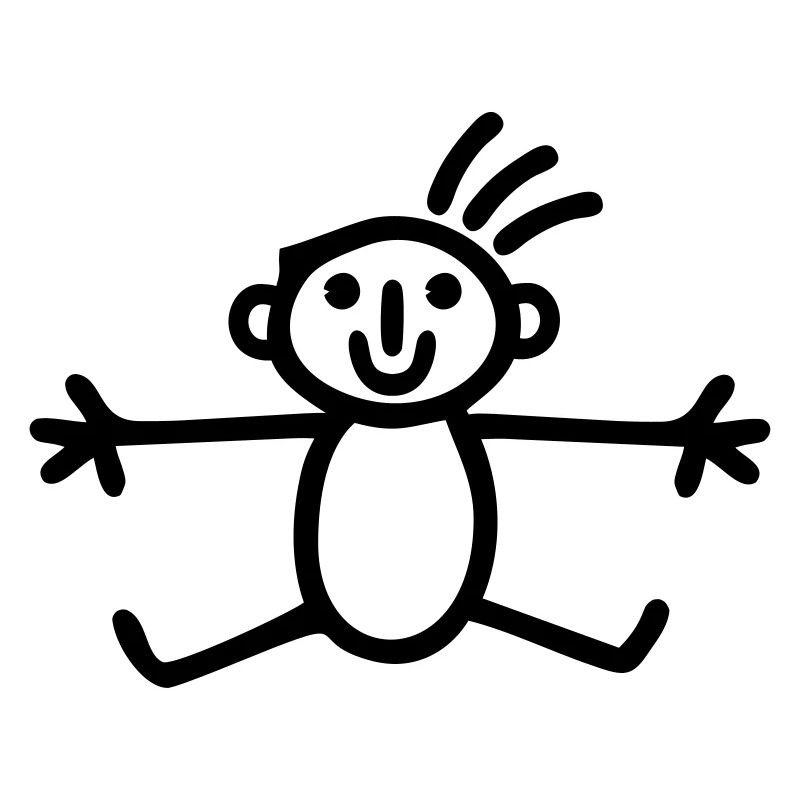 Strichmännchen Junge