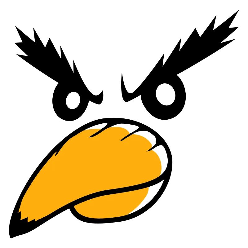 Raven Bird Peeps Evil Cool Funny Comic Humor Fun