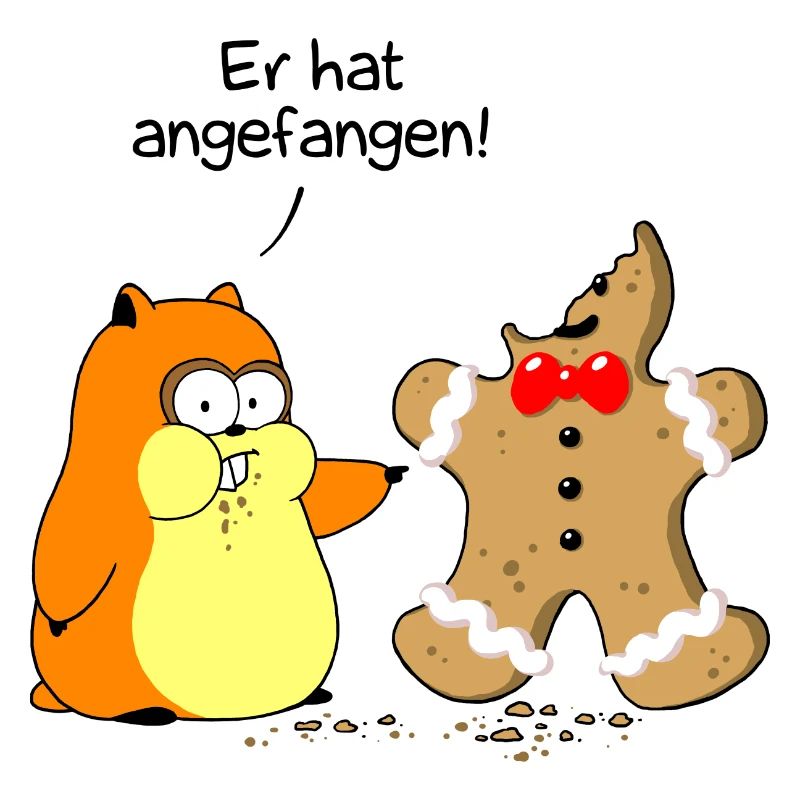 Hamster vs. Lebkuchenmann