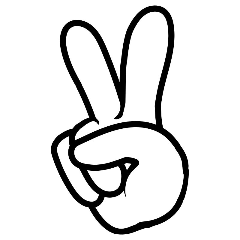 Hand Zeichen Peace