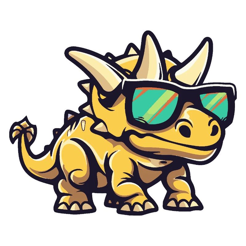 Dinosaur triceratops Cool Comic
