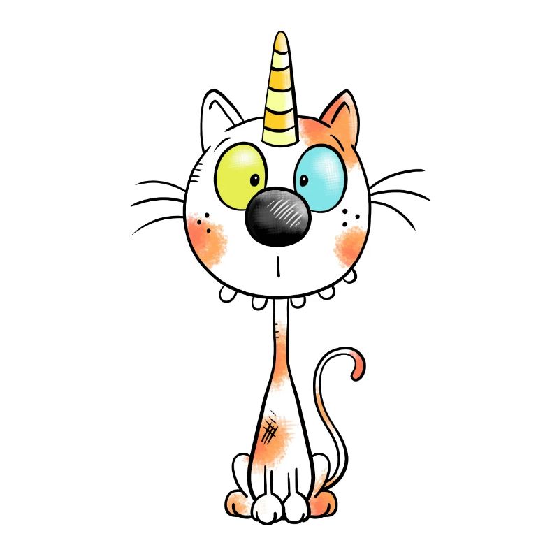 Mignon chat comique