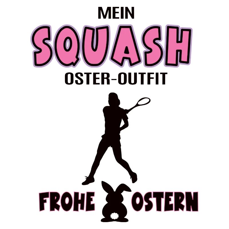 Squash Spielerin Squasherin Oster Geschenk Ostern