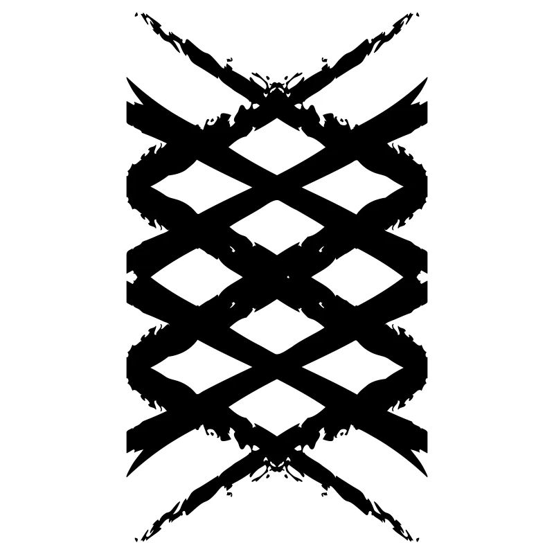 Diamonds Art Cross Pattern | Graphique vectoriel