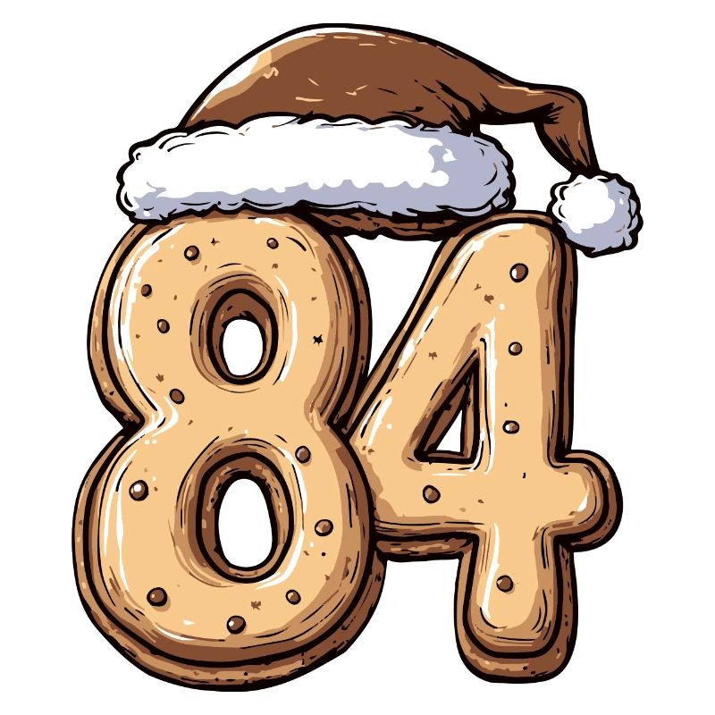 Biscuit de Noël à 84 chiffres