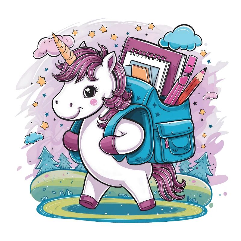 Einhorn Schulanfang