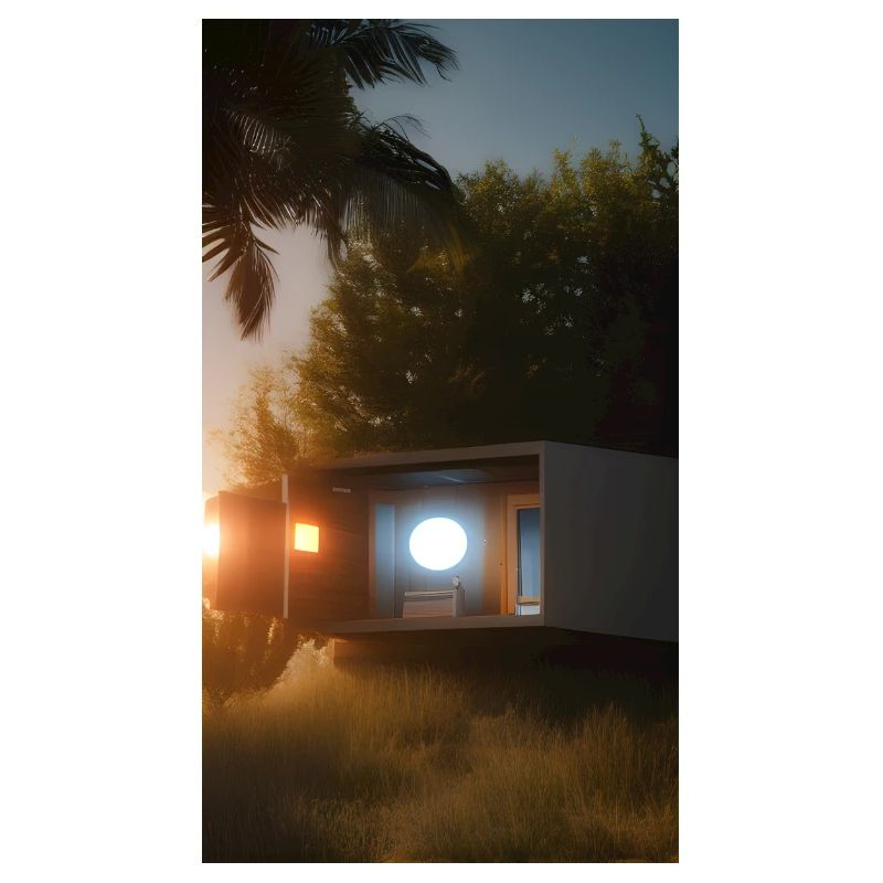 Maison cachée dans les bois