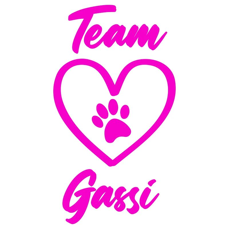 team gassi pfote liebe