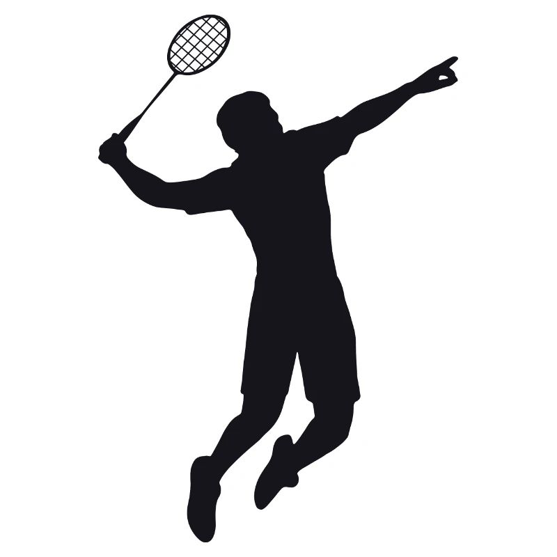 Badminton player Silhouette Badminton
